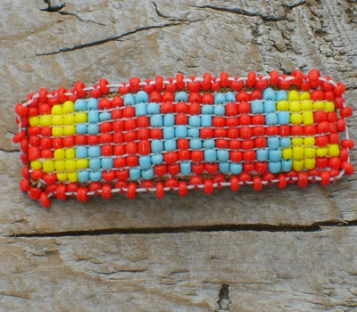 Native American Navajo Beaded Barrette